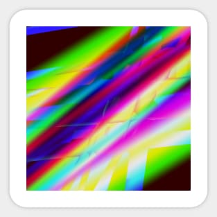 colorful abstract texture design Sticker